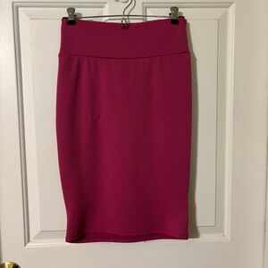 LuLaRoe Fuchsia Pencil Skirt